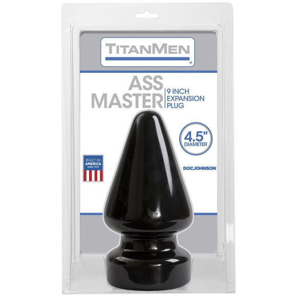 Огромный плуг Titanmen Tools Butt Plug 4.5 Diameter Ass Master - 23,1 см. Огромный плуг Titanmen Tools Butt Plug 4.5 Diameter Ass Master - 23,1 см.