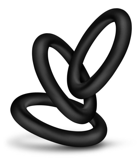 Набор из 3 черных эрекционных колец Black Small Penis Rings Набор из 3 черных эрекционных колец Black Small Penis Rings