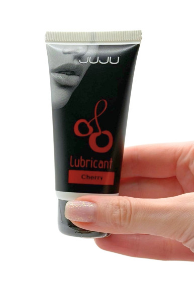 Съедобный лубрикант JUJU Cherry с ароматом вишни - 50 мл. Съедобный лубрикант JUJU Cherry с ароматом вишни - 50 мл.