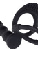 Черная насадка на пенис для двойного проникновения - 19,5 см. Черная насадка на пенис для двойного проникновения - 19,5 см.
