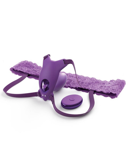 Фиолетовый пояс с вибровкладкой Ultimate G-Spot Butterfly Strap-On Фиолетовый пояс с вибровкладкой Ultimate G-Spot Butterfly Strap-On