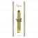 Золотистый вибратор CLASSIC GOLD MEDIUM - 18 см.