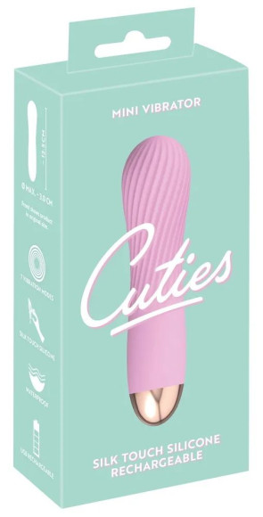 Розовый мини-вибратор Cuties 2.0 - 12,5 см. Розовый мини-вибратор Cuties 2.0 - 12,5 см.