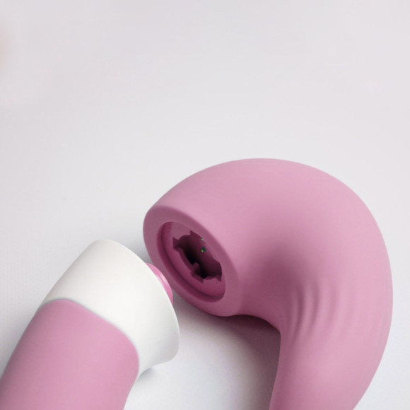 Розовый вибростимулятор зоны G 2-в-1 Розовый вибростимулятор зоны G 2-в-1