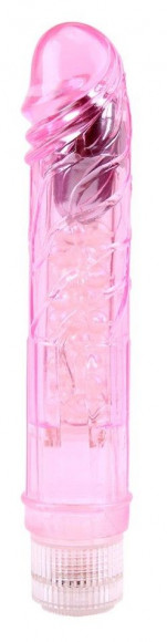 Розовый вибратор Glitters Boy - 26,5 см. Розовый вибратор Glitters Boy - 26,5 см.