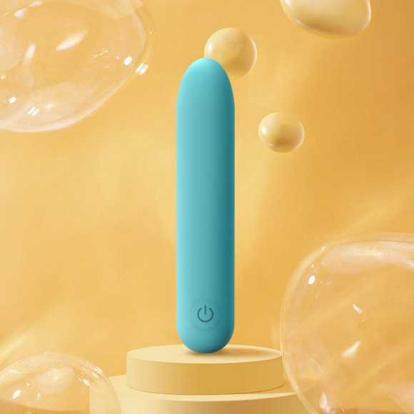 Бирюзовая перезаряжаемая вибропуля Youvic Бирюзовая перезаряжаемая вибропуля Youvic
