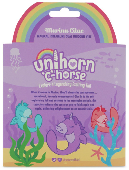 Сиреневый С-образный вибромассажер C Horse Marina Lilac с функцией пульсации Сиреневый С-образный вибромассажер C Horse Marina Lilac с функцией пульсации