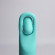 Бирюзовая многофункциональная вибропуля с щеточкой Бирюзовая многофункциональная вибропуля с щеточкой
