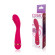 Малиновый изогнутый ребристый вибромассажер с 20 режимами вибрации - 16 см. Малиновый изогнутый ребристый вибромассажер с 20 режимами вибрации - 16 см.