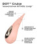 Бежевый вибромассажер для клитора Dot Cruise - 16,5 см. Бежевый вибромассажер для клитора Dot Cruise - 16,5 см.