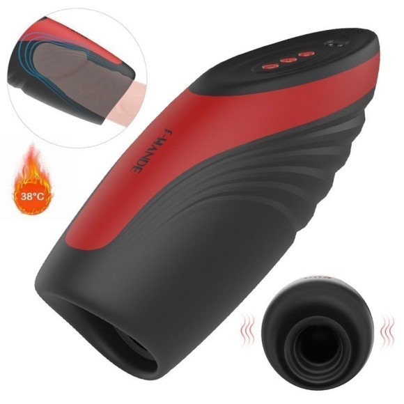 Черно-красный вибромастурбатор King Arthur Черно-красный вибромастурбатор King Arthur