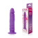Фиолетовый реалистичный фаллоимитатор на присоске - 12 см. Фиолетовый реалистичный фаллоимитатор на присоске - 12 см.