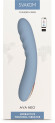 Голубой изогнутый вибромассажер Ava Neo с функцией пенетрации - 19,6 см. Голубой изогнутый вибромассажер Ava Neo с функцией пенетрации - 19,6 см.