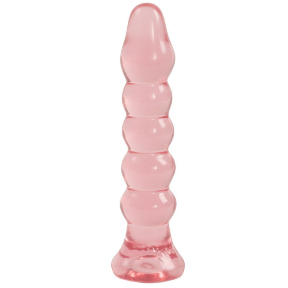 Анальная елочка из розового геля Crystal Jellies Anal Plug Bumps - 15,2 см. Анальная елочка из розового геля Crystal Jellies Anal Plug Bumps - 15,2 см.