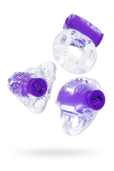 Набор прозрачных виброколец Eromantica Set №1 Набор прозрачных виброколец Eromantica Set №1