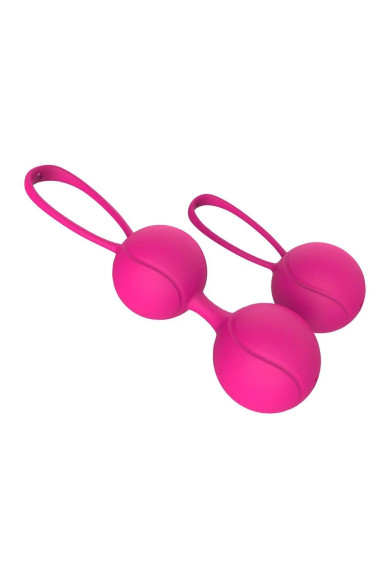 Набор розовых вагинальных шариков PLEASURE BALLS & EGGS DUO BALL SET Набор розовых вагинальных шариков PLEASURE BALLS & EGGS DUO BALL SET