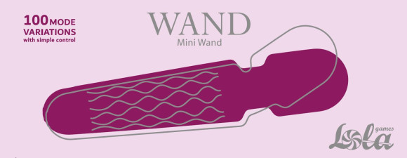 Фиолетовый жезловый вибромассажер Dreaming Wand - 20 см. Фиолетовый жезловый вибромассажер Dreaming Wand - 20 см.