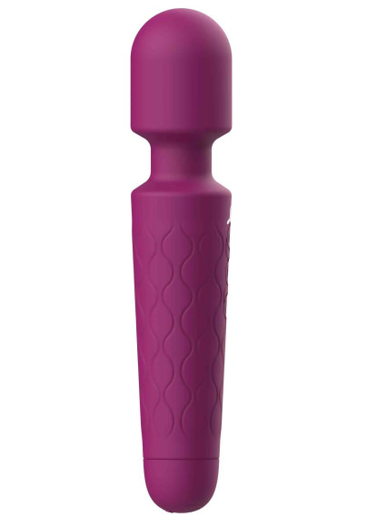 Фиолетовый жезловый вибромассажер Dreaming Wand - 20 см.