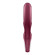 Бордовый вибратор-кролик Love me - 21,2 см. Бордовый вибратор-кролик Love me - 21,2 см.