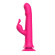 Розовый вибратор-кролик с возвратно-поступательными движениями и ротацией - 24,2 см. Розовый вибратор-кролик с возвратно-поступательными движениями и ротацией - 24,2 см.