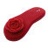 Красный вибратор в трусики Funtown Caleo с магнитным держателем-розой Красный вибратор в трусики Funtown Caleo с магнитным держателем-розой