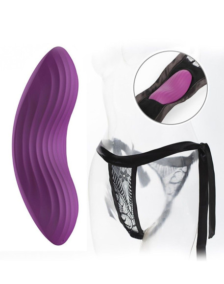 Фиолетовый клиторальный стимулятор Edeny с управлением через приложение Фиолетовый клиторальный стимулятор Edeny с управлением через приложение