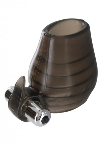 Дымчатое вольцо на пенис с вибрацией POWER BALL SNUCLER 