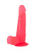 Розовый фаллоимитатор с удлинённой мошонкой - 16,5 см. Розовый фаллоимитатор с удлинённой мошонкой - 16,5 см.