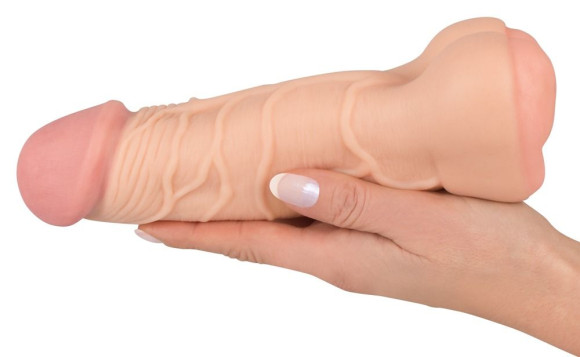 Телесная насадка-мастурбатор 2-in-1 Extension Masturbator - 21 см. Телесная насадка-мастурбатор 2-in-1 Extension Masturbator - 21 см.