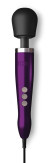 Фиолетовый жезловый проводной вибратор Doxy Die Cast - 37 см.
