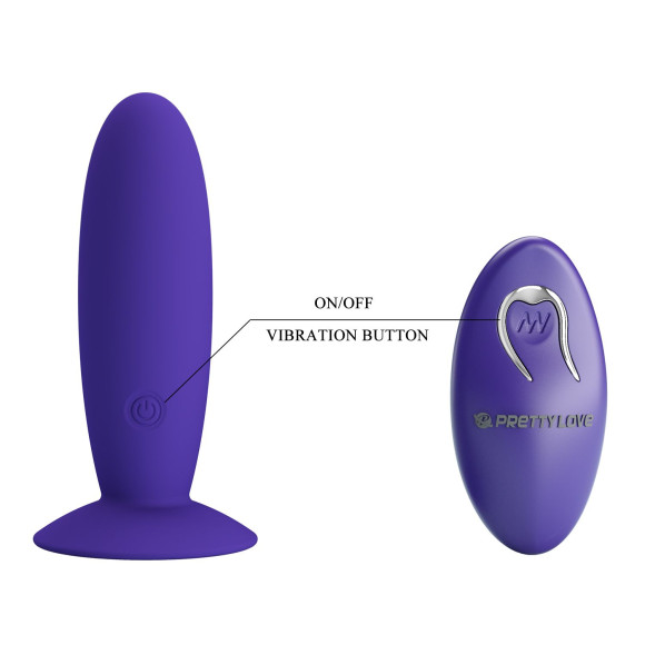Фиолетовый анальный вибростимулятор Remote Control Vibrating Plug Youth - 11 см. Фиолетовый анальный вибростимулятор Remote Control Vibrating Plug Youth - 11 см.