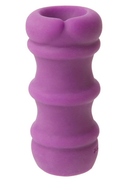 Лиловый мастурбатор MOOD PLEASER UR3 THICK RIBBED 