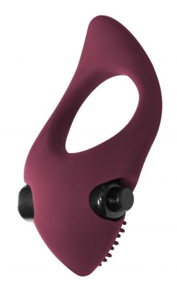 Бордовое эрекционное виброкольцо Pure Passion Sunset Бордовое эрекционное виброкольцо Pure Passion Sunset