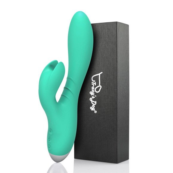 Зеленый вибратор-кролик Jade Rabbit Vibrator - 21,8 см. Зеленый вибратор-кролик Jade Rabbit Vibrator - 21,8 см.