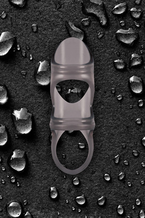 Черная насадка на пенис RENEGADE POWER CAGE с петлей для мошонки Черная насадка на пенис RENEGADE POWER CAGE с петлей для мошонки