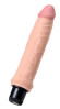 Телесный реалистичный мультискоростной вибратор - 20 см. Телесный реалистичный мультискоростной вибратор - 20 см.