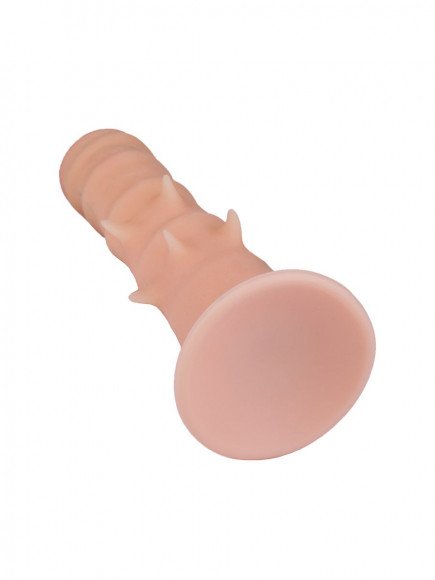 Фаллоимитатор REAL Standard с шипами - 21 см. Фаллоимитатор REAL Standard с шипами - 21 см.