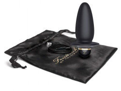 Черный анальный виброплаг Booty Plug Черный анальный виброплаг Booty Plug