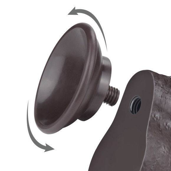 Коричневый фаллоимитатор 8 Sliding Skin Dual Layer Dong на присоске - 20,8 см. Коричневый фаллоимитатор 8 Sliding Skin Dual Layer Dong на присоске - 20,8 см.