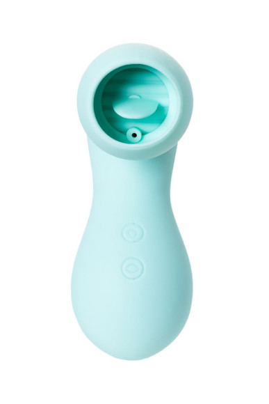 Мятный вакуум-волновой стимулятор клитора с язычком DINGO Мятный вакуум-волновой стимулятор клитора с язычком DINGO