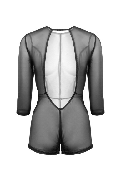 Эротический комбинезон Preciosity с рукавами длиной 3/4 Эротический комбинезон Preciosity с рукавами длиной 3/4