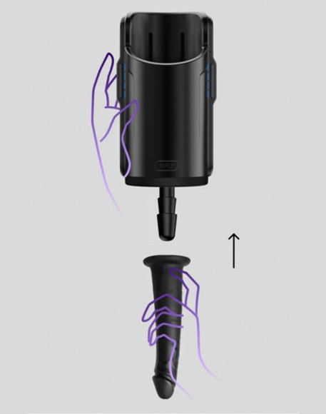 Черный полый фаллоимитатор для KIIROO Keon - 19,1 см. Черный полый фаллоимитатор для KIIROO Keon - 19,1 см.