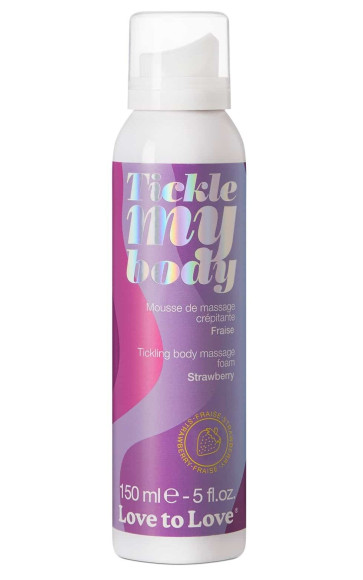 Массажная хрустящая пенка Tickle My Body Strawberry с ароматом клубники - 150 мл. Массажная хрустящая пенка Tickle My Body Strawberry с ароматом клубники - 150 мл.