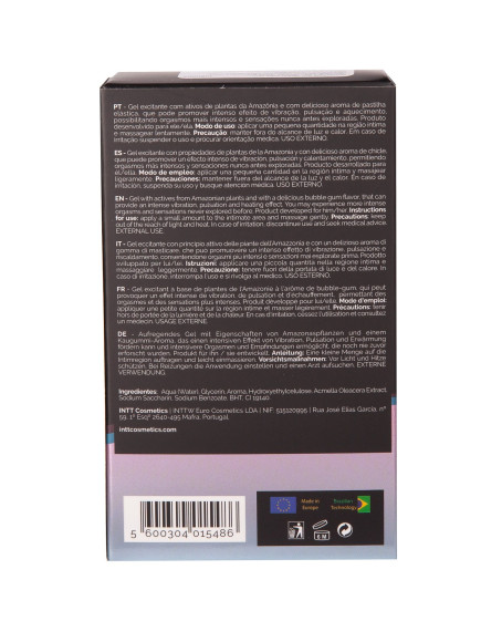 Жидкий интимный гель с эффектом вибрации Vibration! Bubble Gum - 15 мл. Жидкий интимный гель с эффектом вибрации Vibration! Bubble Gum - 15 мл.