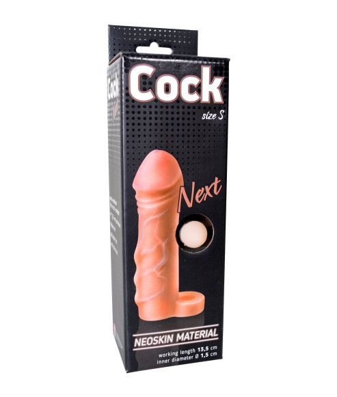 Фаллоудлинитель с кольцом COCK size S - 13,5 см. Фаллоудлинитель с кольцом COCK size S - 13,5 см.