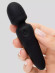 Черный мини-wand Sensation Rechargeable Mini Wand Vibrator - 10,1 см.