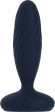 Темно-синяя анальная вибропробка Jordan с поступательными движениями - 12 см. Темно-синяя анальная вибропробка Jordan с поступательными движениями - 12 см.
