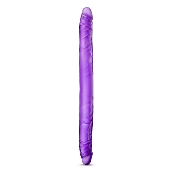 Фиолетовый двусторонний фаллоимитатор B Yours 16 Double Dildo - 40,6 см. Фиолетовый двусторонний фаллоимитатор B Yours 16 Double Dildo - 40,6 см.