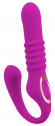 Лиловый вибратор 3 Function Vibrator с функцией фрикций и постукиванием