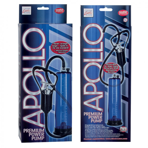 Вакуумная помпа синего цвета Apollo Premium Вакуумная помпа синего цвета Apollo Premium